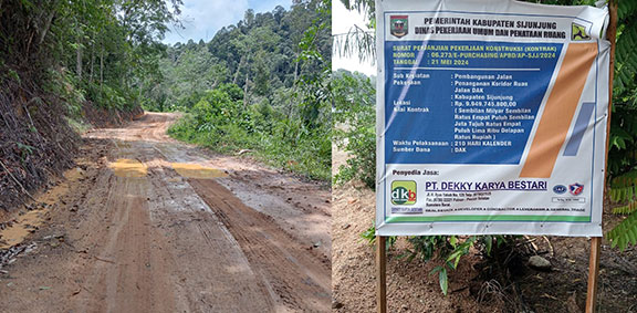 Diduga Tidak Mengantongi Izin Pakai dari KLHK, Pembangunan Koridor Ruas Jalan Simawik – Manganti Tabrak Kawasan Hutan Lindung