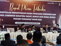 KPU Padang Pariaman Gelar Rapat Pleno Terbuka Rekapitulasi Hasil Pilkada