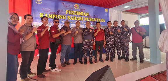 Ketua DPW Ratu Prabu Sumbar Hadiri Peresmian Kampung Bahari Nusantara