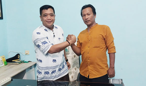 Disambut Hangat Kasi Intelijen, Pimpinan Redaksi Media Ontime.ID Kunjungi Kejari Sijunjung
