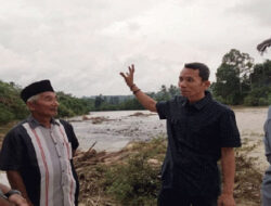 Anggota DPRD Sumbar Ali Muda Reses Tinjau Jalan Jorong Lubuk Gobing