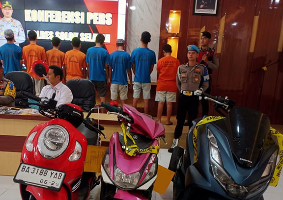 Maraknya Kasus Narkoba, Polres Solsel Gelar Konferensi Pers