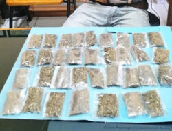 34 Paket Ganja Siap Edar Diamankan Polres Solok Selatan