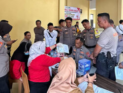 “Setetes Darah untuk Negeri”, Polres Solok Selatan Gelar Donor Darah Sambut Hari Bhayangkara ke-79”