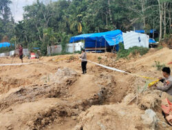 Di Jorong Sungai Panuah, Satgas Anti Ilegal Minning Polres Solok Selatan Konsisten Berantas Tambang Ilegal