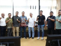 Diterima Kabag Persidangan, DPRD Dharmasraya Kunjungi DPRD Sumbar