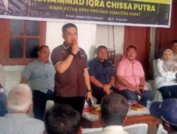 Sumbar M Iqra Chissa Putra Terima Aspirasi Bantuan untuk UMKM hingga Kongsi Kematian