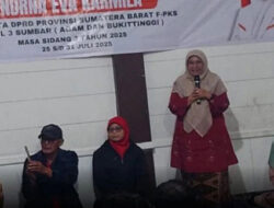 Nurna Eva Karmila Jemput Asipirasi Warga Nagari Padang Laweh Sungai Pua Agam