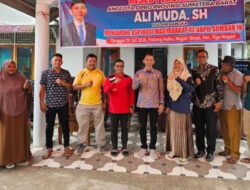 Ali Muda Gelar Reses di Jorong Padang Kubu Kenagarian Binjai Tigo Nagari Pasaman