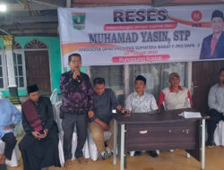 Anggota DPRD Sumbar Muhammad Yasin Reses di Nagari Punggung Kasiak