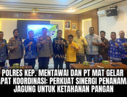 Untuk Dukung Ketahanan Pangan, Polres Kep. Mentawai dan PT. MAT Gelar Rakor Perkuat Sinergi Penanaman Jagung