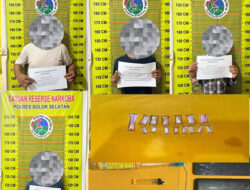 Amankan Puluhan Paket Sabu dan Ganja, Polres Solok Selatan Ringkus 4 Tersangka