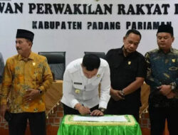 5 Ranperda Padang Pariaman Disetujui Jadi Perda, Wabup Sampaikan Apresiasi pada DPRD