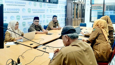 Diskominfo Pasaman Gelar Giat Penyelarasan Antara Aplikasi e-Walidata Dengan SIPD