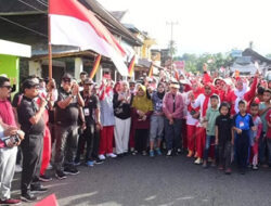 Gerak Jalan Jantung Sehat di Nagari Sikucua Padang Pariaman Sukses Digelar