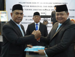 Pelantikan dan Sertijab di Kanwil Ditjen Pas Sumbar, Nanang Rukmana Jabat Kalapas Bukittinggi