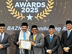 Bupati Padang Pariaman Terima BAZNAS Award 2025