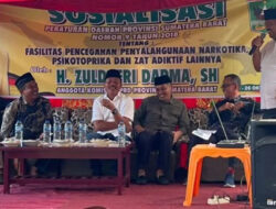 Anggota DPRD Sumbar Zuldarfi Darma Gelar Sosialisasi Bahaya NAFZA di Nagari Tigo Jangko