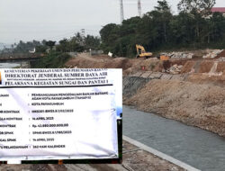 Diduga Gunakan Material Ilegal dan Solar Subsidi, Proyek Pengendalian Banjir Batang Agam Tahap II Tuai Sorotan