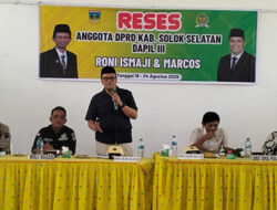 Reses Anggota DPRD Solok Selatan Dapil III, Roni Ismaji & Marcos Serap Aspirasi Warga Pasir Talang Barat
