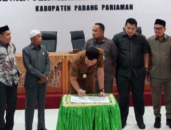 Delapan Fraksi DPRD Padang Pariaman Setujui Ranperda Perubahan APBD 2025