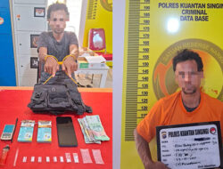 Tim Mata Elang Sat Resnarkoba Polres Kuansing dan Unit Reskrim Polsek Singingi Berhasil Ungkap Kasus Shabu di Desa Pulau Padang