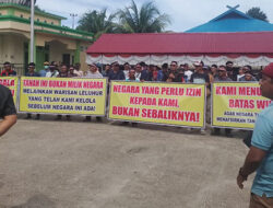 Unjuk Rasa Masyarakat Adat Betumonga Sampaikan Delapan Tuntutan