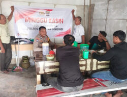 Polsek Pangean Melaksanakan Giat Minggu Kasih, Dekatkan Polri Dengan Masyarakat