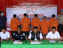 Polres Kuantan Singingi Gelar Press Release Ungkap Kasus Narkoba Periode Agustus–Oktober 2025