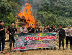 Satgas Ilegal Mining Polres Solok Selatan Kembali Laksanakan Penertiban PETI