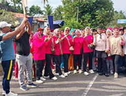 Meriahkan HUT ke-4 Club Senam Butcer, Ketua DPRD Gelar Jalan Sehat Bersama Masyarakat
