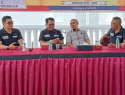 Syahrul Usman Dilantik Jadi Bendahara PBVSI Padang Pariaman Periode 2025-2029