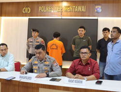 Polres Kepulauan Mentawai Tangkap Tersangka Judi Online, Satu Orang Ditahan