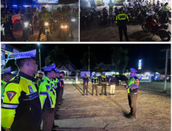 Polres Kuansing Tindak Knalpot Brong dan Balap Liar Bersama Forum LLAJ dalam Operasi Zebra Lancang Kuning 2025