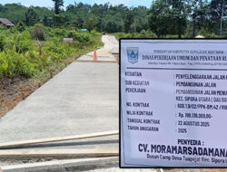 Melalui Dinas PUPR Mentawai, Pembangunan Jalan Menuju TPU Desa Sipora Jaya Wujud Nyata Komitmen Pemerintah Daerah