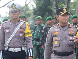 Kapolres Kuantan Singingi Pimpin Apel Gelar Pasukan Operasi Zebra Lancang Kuning 2025