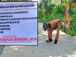 Dinas PUPR Bangun Akses Jalan Menuju SD Negeri 22 Tuapejat