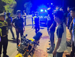 Tim RAGA Polres Kuansing Gelar Patroli Malam, Wujudkan Taluk Kuantan yang Aman dan Kondusif