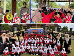 Satlantas Polres Kuansing Gelar Polsanak di Taman Lalu Lintas, Edukasi Keselamatan Ditanamkan Sejak Usia Dini