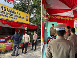 Pa Matwil Cek Pos PAM Kasang Ops Lilin Lancang Kuning 2025, Kapolres Tekankan Kesiapsiagaan Personel
