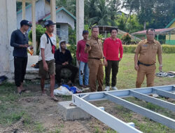Pembangunan Dapur MBG Desa Gosoinan Dapat Apresiasi Asisten I Pemkab Mentawai