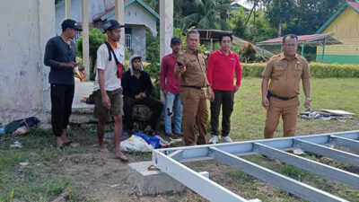 Pembangunan Dapur MBG Desa Gosoinan Dapat Apresiasi Asisten I Pemkab Mentawai