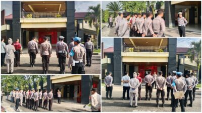 Wakapolres Kuansing Pimpin Apel Personel Ops Lilin LK-2025, Tekankan Disiplin dan Profesionalisme