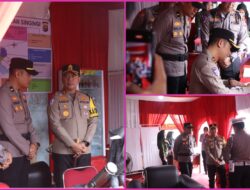 Kapolres Kuansing Tinjau Pos PAM Cerano Ops Lilin Lancang Kuning 2025