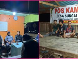 Kapolres Kuansing Aktifkan Siskamling, Polri Hadir Jaga Keamanan Lingkungan