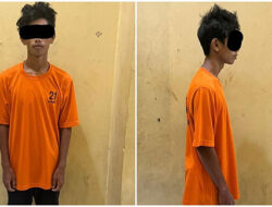 Polsek Pangean Ungkap Kasus Pencurian Kotak Infak Masjid Al Muhajirin