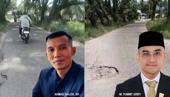 Akses Jalan Utama Menyempit dan Berlubang, Aspirasi Warga Padang Sarai Tak Digubris Pemko?