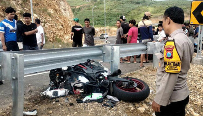 Uji Nyali di Jalur Selatan Berujung Maut, Biker Ninja Asal Pasuruan Tewas di Tikungan JLS Blitar