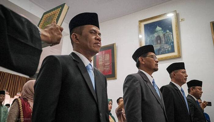 Bupati Eka Putra Lantik 4 Pejabat Tinggi Pratama
