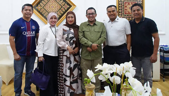 Bertemu Marsekal Muda TNI Novla Mirsyah, Bupati Eka Putra : Ini Wujud Nyata Komitmen Bersama Membangun Daerah